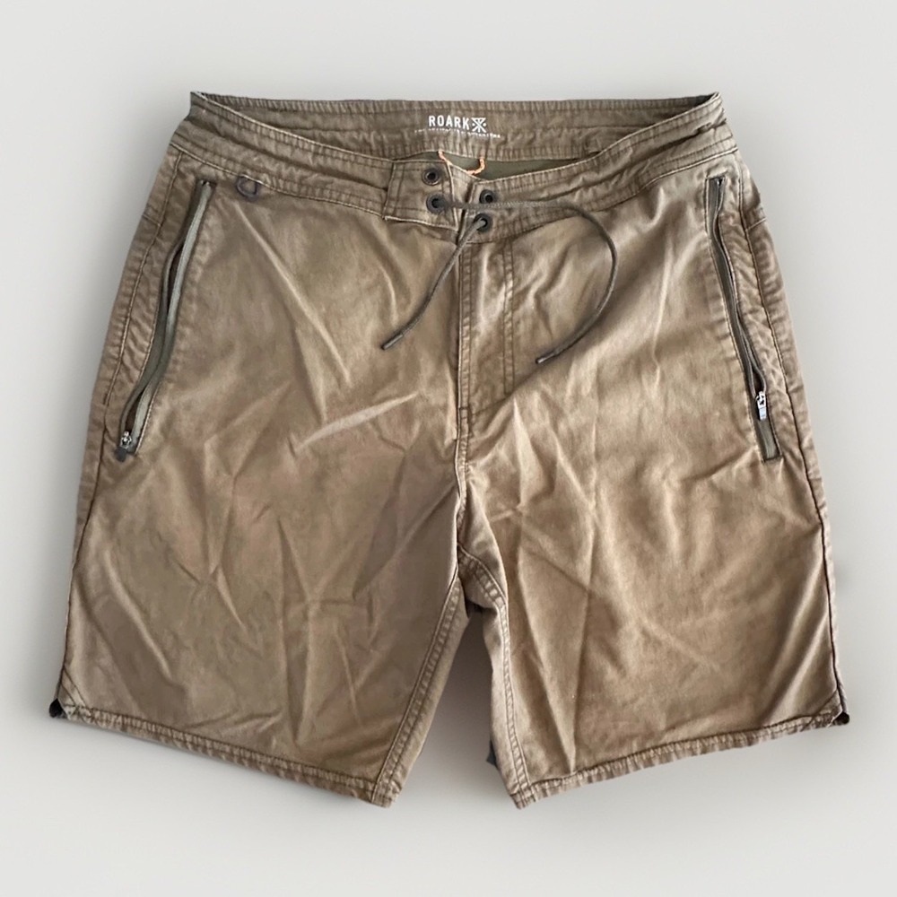 Roark Revival Layover Shorts Mens 30 Green Gorpcore‎ Travel Hiking Utility